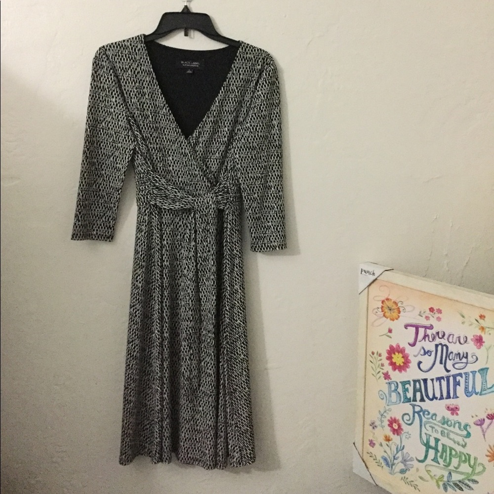 Evan Picone Faux Wrap Dress